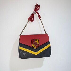 Loungefly Red Black Yellow Gryffindor Crest Crossbody Bag